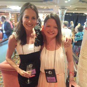 Cassie Bjork, aka Dietitian Cassie, and I at the Low Carb Cruise 2015